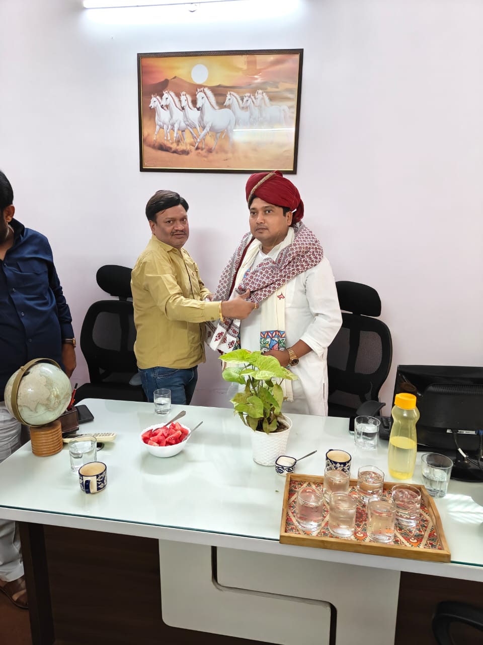 Shailesh Garg – National Chairman gallery photo: Shailesh Garg – National Chairman in formal salutation program