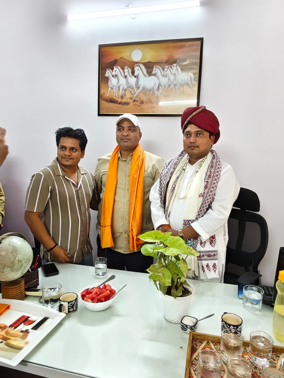 Shailesh Garg – National Chairman gallery photo: Shailesh Garg – National Chairman with Paryavaran Aayog team