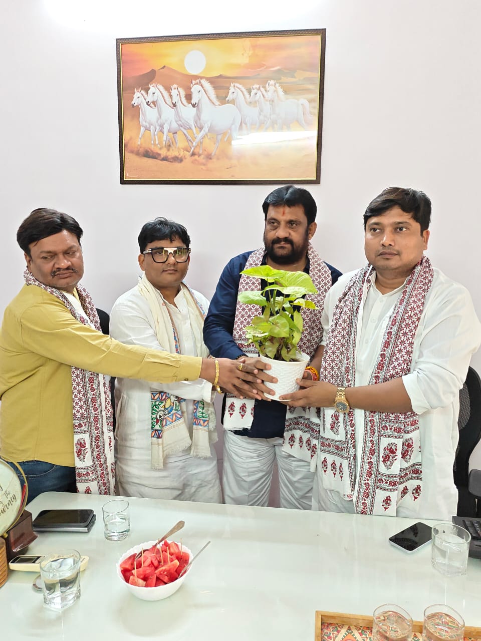 Shailesh Garg – National Chairman gallery photo: Shailesh Garg – National Chairman in welcome ceremony